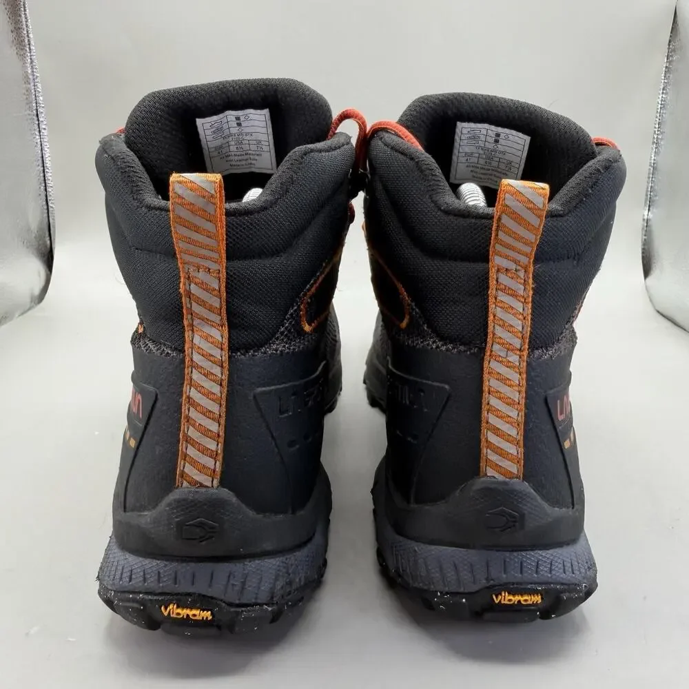 La Sportiva TX Hike Mid GTX Boots Mens Size 8.5 Black Gore-Tex Vibram Hiking